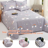 3PCS/Set Bed Sheets Pillowcase Sheets for Bed Thick Breathable Bedroom  Dormitory Comfortable Brushed Sheets Bed Set  Sheet  Set