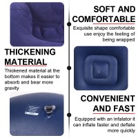 New Lazy Inflatable Sofa Chairs Large Tatami Pvc Leisure Lounger Couch Seat Living Room Bedroom Dormitory Furniture