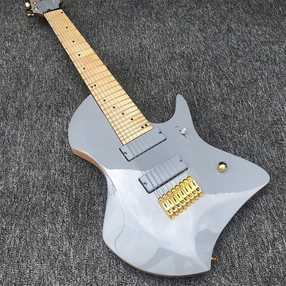 Manufacturers selling high-quality 8-string electric guitar, golden accessories, maple fingerboard, neck 5 spelling, postage