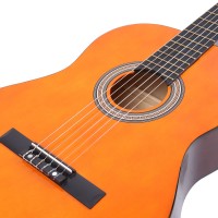 High Quality 39&quot; Basswood Classical Guitar 6-Strings Students Beginner Guitar Guitarra with Foam Package