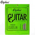 Orphee TX620 010-047 Acoustic Guitar Strings Hexagonal Core+8% Nickel Bronze Bright Tone Extra Light Accessories