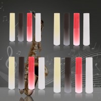 Resin Plastic Sax Saxophone Reed Woodwind Instrument Parts Accessories for Clarinet/soprano/ Alto/ Tenor Saxophone White Black