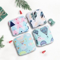 Girls Portable Sanitary Pouch Napkin Tampon Storage Bag Cotton Travel Makeup Bag Women Fashion Coin Purse Sundries Storage
