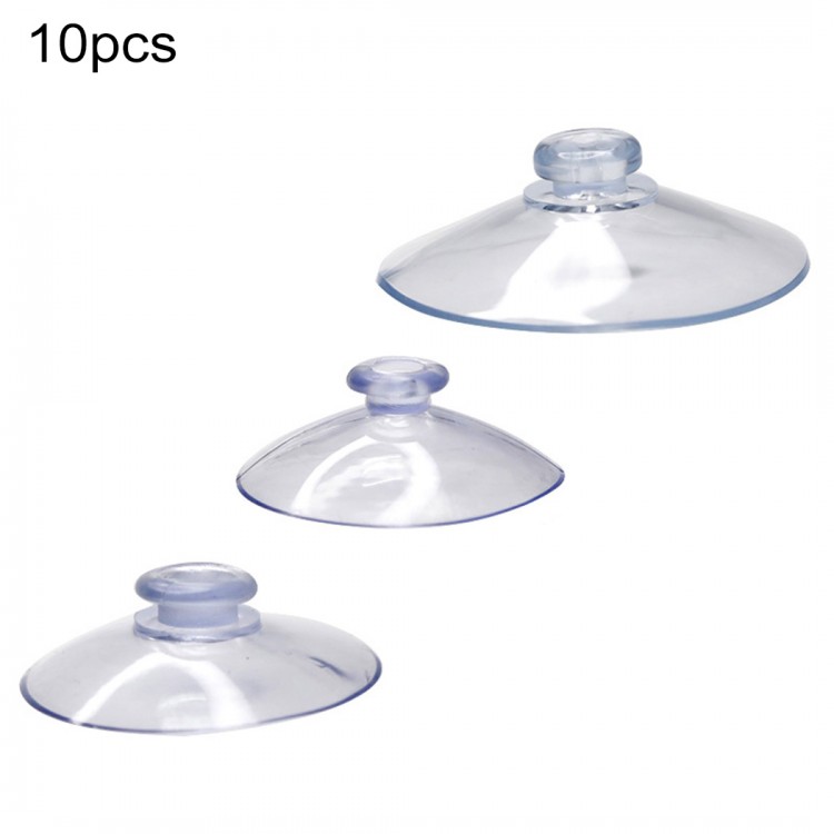 10pcs Clear Suction Cups Casement Suckers Mushroom Head Powerful Suction Cup Wall Hook For Kitchen Bathroom Glass Door