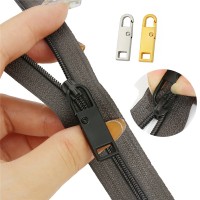 2pcs Fashion Metal zipper repair kits Zippers lightning zippers puller for Zipper Slider DIY Sewing Craft sewing Kits Metal Zip