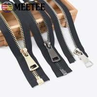1pc 10# 70/80/90cm Metal Large Zippers Open End Black Zip for Jacket Coat Tent Bag Wide Zipper DIY Sewing Accessories Material