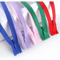 3# 8pcs Invisible Zippers DIY Nylon Coil Zipper 28cm 40cm 50cm 55cm 60cm size For Sewing Clothes Cushion Pillow Tailor Tool