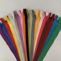 10Pcs (20Cm-60Cm)( 8Inch-24Inch) Invisible Zipper, Nylon Spool For Sewing, Clothing Accessories 20 Colors