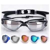 Adult Myopia Swimming Goggles Earplug Anti Fog HD Professional Swim Glasses Men Women Optical Waterproof Eyewear Wholesale