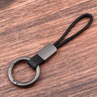 Genuine Leather Keychain Rope Key chain Metal Key Chains Men Or Women Car Key Holder Key Cover Auto Keyring Accessories Gifts