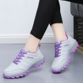 Women&#39;s Leather Sport Shoes Ladies Autumn Winter Casual Platform Non-slip Sneakers Breathable Lightweight Outdoor Running Shoes