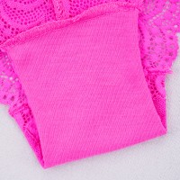 3pcs/lots Women Briefs Sexy Full Lace Panties Hollow Out Low-waist Female Shorts Soft Solid Color Breathable Underwear Fast Ship