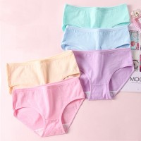 5Pcs Cotton Panties Sexy Panty Briefs Breathable Women Underwear Lingerie for Female Ladies Solid Young Girls Pantys Underpants