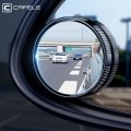 Cafele HD Car Rearview Mirror Convex Blind Spot Birror 360 Degree Extra Wide Angle Rearview Auxiliary Round Mirror Accessories