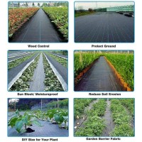 100gsm Agricultural Anti Grass Cloth Farm-oriented Weed Barrier Mat Plastic Mulch Thicker Orchard Garden Weed Control Fabric