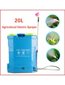 20L Agricultural Electric Sprayer Intelligent Pesticide Dispenser Garden Irrigation Sprayer 220V Rechargeable Lithium Battery