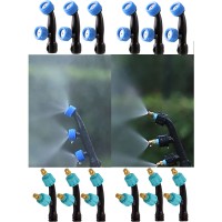 Agricultural Copper Atomizing Sprayer Nozzle Single/Double/Three Nozzle Head Garden Lawn Irrigation Pesticide Spraying Sprinkler