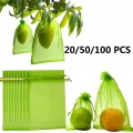 20/50/100PCS Grapes Garden Mesh Bags Fruit Protection Bags Agricultural Orchard Pest Control Anti-Bird Netting Vegetable Bags