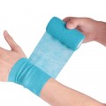 1Roll 2.5/5/10cm*4.5m Gauze Medical Bandage Self-adhesive Breathable Elastic Bandages for Sports Fixing Finger Wrist Leg