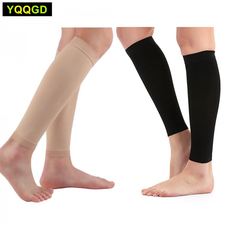 1Pair Unisex Medical Secondary Compression Socks Pressure Medical Quality Knee High Support Sleeve 30-40mmhg
