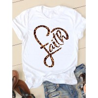 Clothing Summer Letter Printing 2022 Short Sleeve Ladies Casual Women Fashion Graphic Tee T-shirts Female T Shirt Clothes