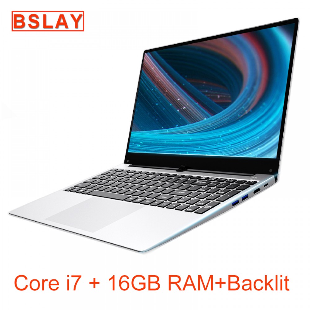 2020 NEW ARRIVAL 15.6 inch 1920*1080 IPS Screen Core i7 DDR3 16GB 128G/256G/512G/1TB SSD Metal Backlit Windows 10 Laptop