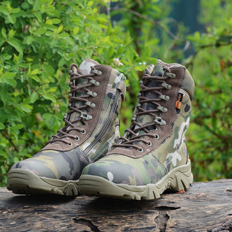 New Men Tactical Boot Army Boots Men&#39;s Military Desert Waterproof Work Safety Shoes Climbing Sport Shoes Ankle Men Outdoor Boots