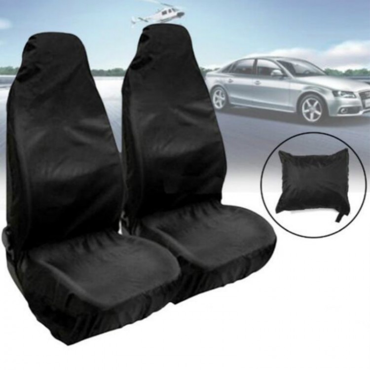 2PCS Car Front Seat Protector Cover Heavy Duty Universal Waterproof Auto Seat Covers Car Seat Cover Breathable Cushion Protector