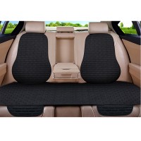 Car Seat Cover Front/Rear Flax/Linen Seat Cushion Protector Pad Black/Red/Beige/Grey/Coffee/Brown For Citron C5 Aircross F6 X45