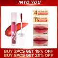 INTO YOU Lipstick Velvet Matte Lips Makeup Long Lasting Non Sticky Lip Gloss 6 Colors Lip Tint Cosmetic