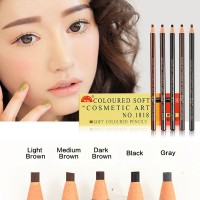 5pcs/Set Eyebrow Pencil Makeup Eyebrow Enhancers Cosmetic Art Waterproof Tint Stereo Types Coloured Beauty Eye Brow Pen Tools