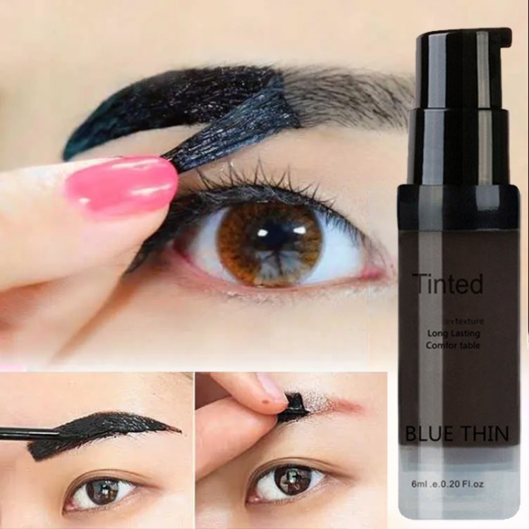 1Pcs 6ml Peel Off Eye Makeup Eye Brow Tattoo Tint Long-lasting Waterproof Dye Eyebrow Gel Cream Mascara Make Up Cosmetics