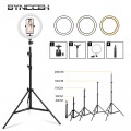 Dimmable Ring Light Selfie LED Round Lamps USB With Phone Holder 1.6M Tripod Stand For Tiktok Video Light Makeup Photography Set