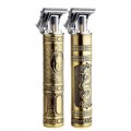 Hair Clipper Electric Clippers New Electric Men&#39;s Retro T9 Style Buddha Head Carving Oil Head Scissors