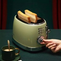 XIAOMI MIJIA Qcooker kitchen Toaster Retro Mini Breakfast Grilled Toaster Home Automatic Toast Sandwich Machine