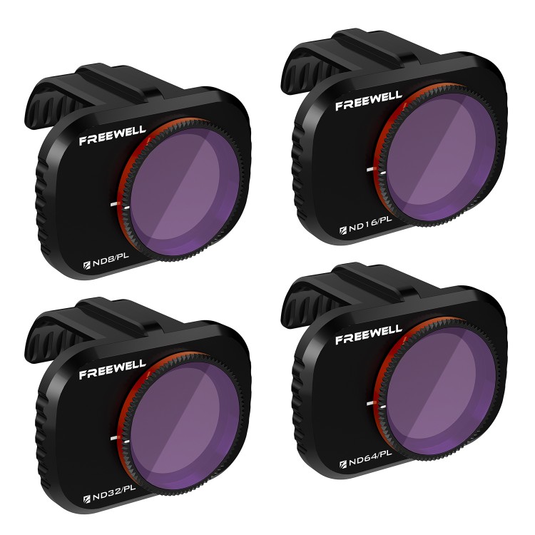 Freewell Bright Day - 4K Series - 4Pack Filters Compatible with Mavic Mini/Mini 2/Mavic Mini SE Drone