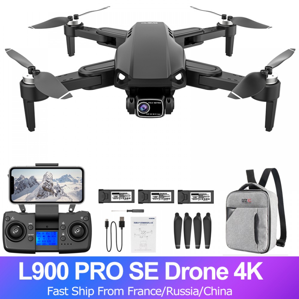 GPS L900 PRO SE 4K RC Drone With Camera Brushless FPV 5G Quadcopter 1.2KM 25mins Flight RC Helicopter Camera 250g Drone VS KF102