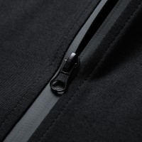 2021 Autumn New Black Grey Zipper Hoodie Tracksuit Men Sportswear Cotton Casual Men&amp;#39;s Hooded Sets 2 Piece Jogger Sweat Suits