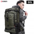 KAKA 50L Waterproof Travel Backpack Men Women Multifunction 17.3 Laptop Backpacks Male outdoor Luggage Bag mochilas Best quality