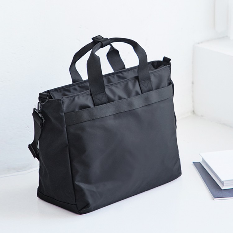 Korean Style Business Bag For Men Nylon Cloth Messenger Bag Large Capacity Shoulder Bag Fashion Travel Handbag Casual Laptop Bag