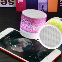 Bluetooth Speaker Mini Wireless Loudspeaker Crack LED TF Card USB Subwoofer Portable MP3 Music Sound Column for PC Mobile Phone