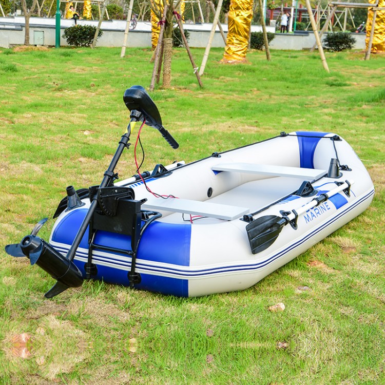 2.6M Thick Inflatable Boat PVC Material Kayak Air Floor Fishing Boat For Outdoor Water Entertainment