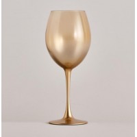 1 Piece Elegant Glass Cup Amber Color 550 Cc Quality Luxury Style Design Kitchen Product For Home Made In Turkey Fast Shipping