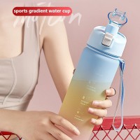 1000ml Sports Water Cup Large Capacity Plastic High Temperature Outdoor Portable Space Cup Large Kettle Water Bottles Drinkware