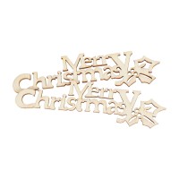 10pcs Wooden Merry Christmas Letters DIY Wood Craft Table Christmas Decorations for Home Xmas Navidad Natal New Year Party Gift