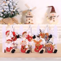 Supplier 2021 Christmas Decorations for Home Pendants Navidad Christmas Tree Ornaments Hanging Doll Craft Decor Kids Gift