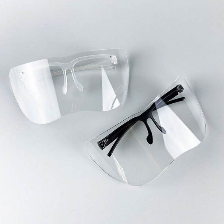 Face Shield Glasses Anti Fog Face Protective Reusable Safety Goggle Motorcycle Equipments Glasses Half Face Shield