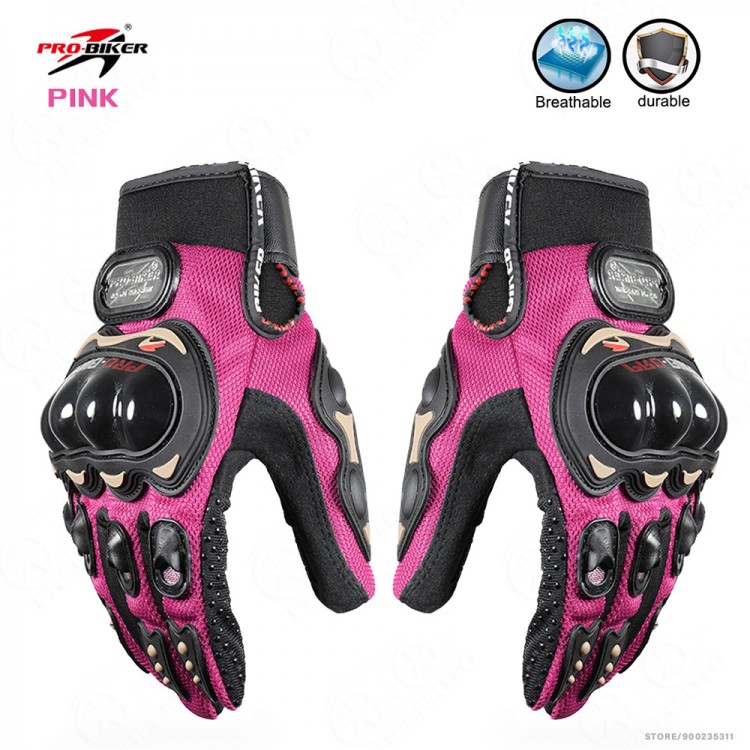 Men&#39;s Motorcycle Full Finger Gloves Cycling Equipment Wearable Lady Knight Racing Glove Guantes Moto Protective Gear Mittens