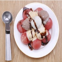 Meijuner Ice Cream Scoops Stacks Stainless Steel Digger Fruit Non-Stick Spoon Kitchen Tools For Home Cake