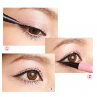 Smooth Eye Liner Liquid Pencil Eyeliner Pen Black Waterproof High Quality Make Up Comestic For Woman